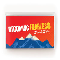 "Becoming Fearless" Affirmation Cards and Lunch Notes - Boxed Set