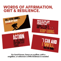 Grit for Boys & Young Men - Lunch Notes and Affirmations