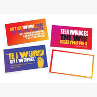 "Becoming Fearless" - Motivational Tear Out Lunch Note Cards