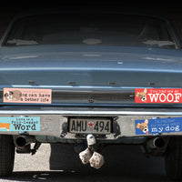 “I'd Rather Be Home with My Dog” Pet Bumper Sticker