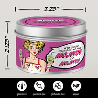 "Mint Mojito" Handpoured Soy Tin Candle (8oz)