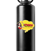 Cosmos Make Me Fly! Funny Pop Art Sticker