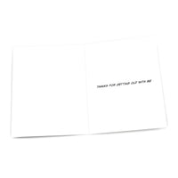 Pop Life Funny Anniversary Card - Are We Getting Older Or..