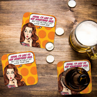 Oooh, I'd Like to Say Somthing Nice... Paper Coaster Set