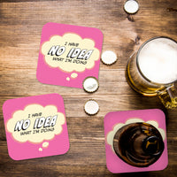 I Have No Idea What I'm Doing Paper Coaster Set