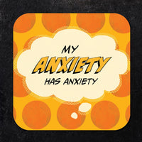 My Anxiety has Anxiety Paper Coaster Set