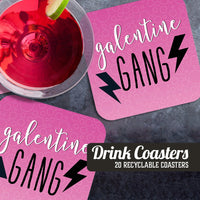 Galentine Gang Holiday Paper Coaster Set