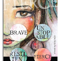 female empowerment set with fierce words