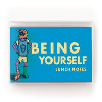 "Being Yourself" - Boxed Lunch Note Set for Young Kids