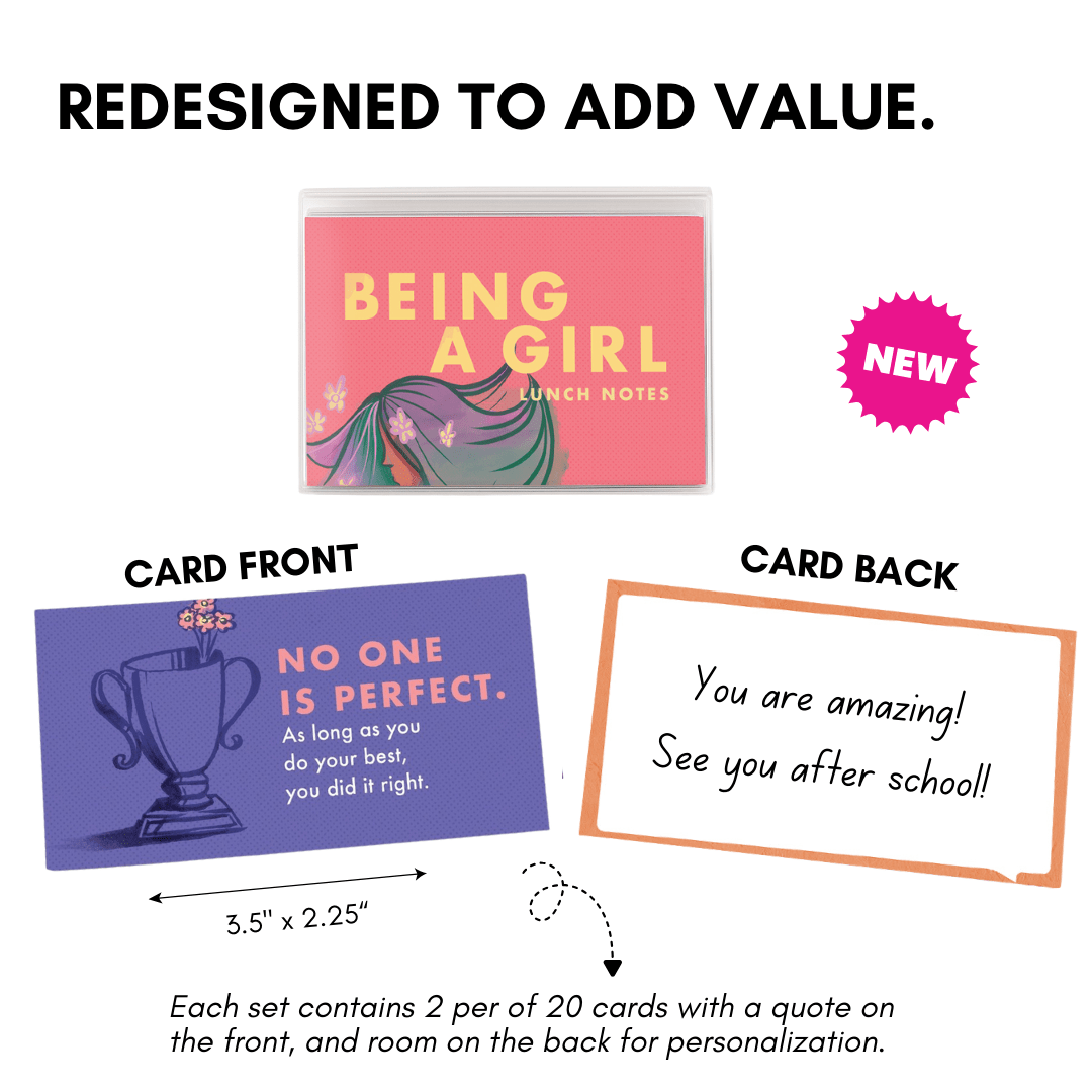 Inspiring Lunch Notes for Young Girls and Kids (Boxed Set)