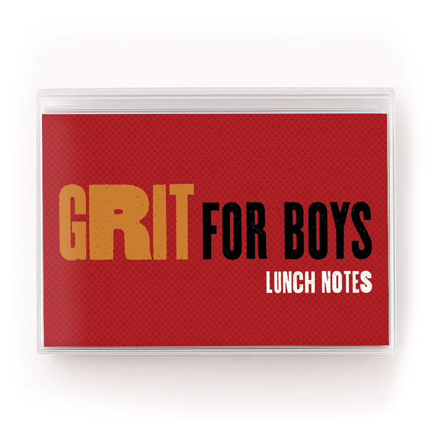 Grit for Boys & Young Men - Lunch Notes and Affirmations