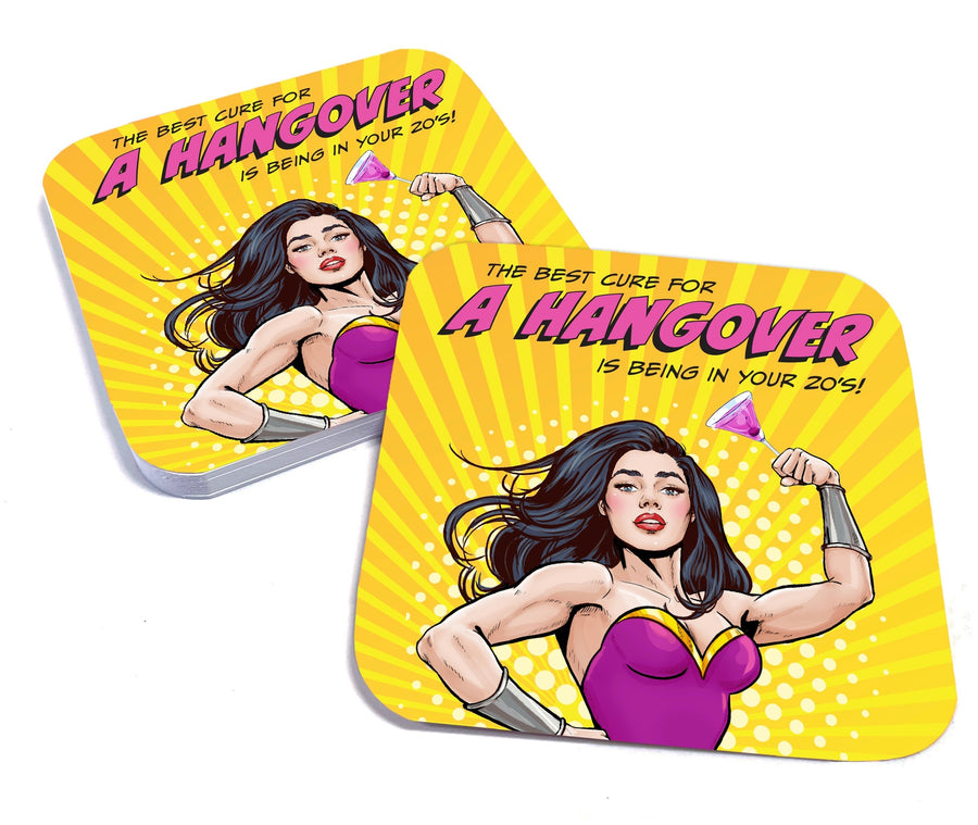 The Best Cure for A Hangover is Being in Your 20's Paper Coaster Set