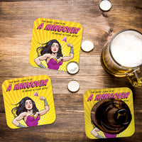 The Best Cure for A Hangover is Being in Your 20's Paper Coaster Set