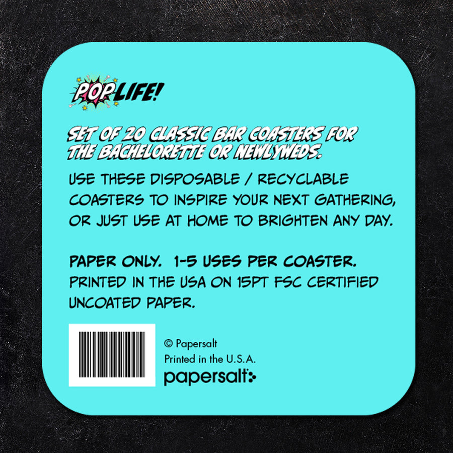 If By "Tea" You Mean Alcohol yes, Please! Paper Coaster Set