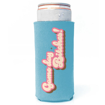 Game Day Bitches! - Slim Can Drink Koozie
