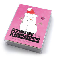 "Sprinkling Christmas Kindness" Greeting Cards - Boxed Set of 20